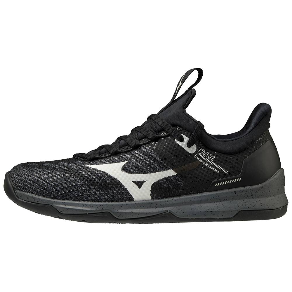 Sapatilhas De Treino Mizuno TC-11 - Mulher - Pretas/Branco - ZLYQH1570